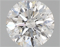 Natural Diamond 0.40 Carats, Round with Excellent Cut, F Color, SI2 Clarity and Certified by GIA