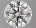 Natural Diamond 1.70 Carats, Round with Excellent Cut, G Color, VVS2 Clarity and Certified by GIA