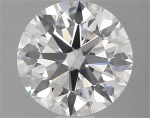 Picture of Natural Diamond 1.70 Carats, Round with Excellent Cut, G Color, VVS2 Clarity and Certified by GIA