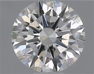 Picture of Natural Diamond 0.43 Carats, Round with Excellent Cut, H Color, VS2 Clarity and Certified by GIA