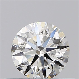 Picture of Natural Diamond 0.40 Carats, Round with Excellent Cut, F Color, SI2 Clarity and Certified by GIA