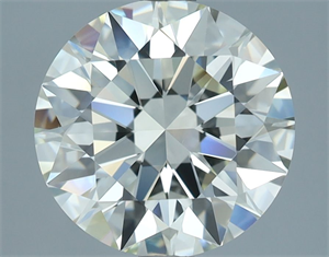 Picture of Natural Diamond 3.17 Carats, Round with Excellent Cut, J Color, VVS1 Clarity and Certified by IGI