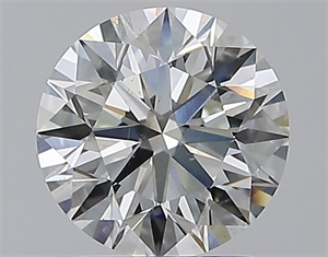 Picture of Natural Diamond 2.00 Carats, Round with Excellent Cut, H Color, SI2 Clarity and Certified by GIA