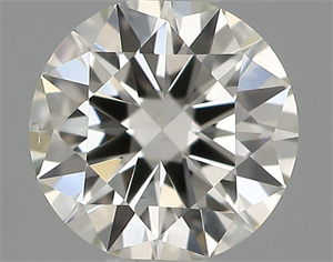 Picture of Natural Diamond 0.40 Carats, Round with Excellent Cut, H Color, VS2 Clarity and Certified by IGI