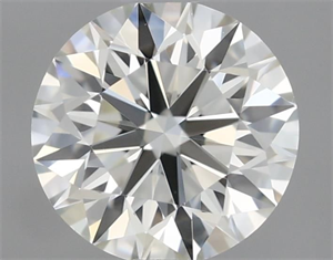 Picture of Natural Diamond 0.47 Carats, Round with Excellent Cut, J Color, VS1 Clarity and Certified by IGI