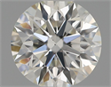 Natural Diamond 0.50 Carats, Round with Excellent Cut, H Color, VS1 Clarity and Certified by IGI