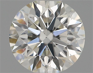 Picture of Natural Diamond 0.50 Carats, Round with Excellent Cut, H Color, VS1 Clarity and Certified by IGI