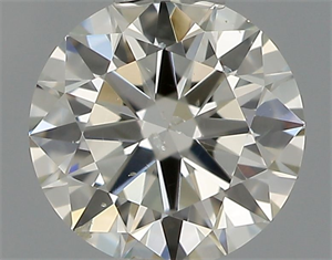 Picture of Natural Diamond 0.40 Carats, Round with Excellent Cut, I Color, SI1 Clarity and Certified by IGI