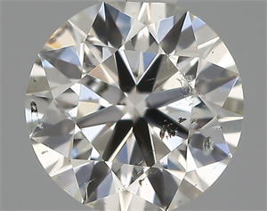 Picture of Natural Diamond 0.50 Carats, Round with Excellent Cut, H Color, SI2 Clarity and Certified by IGI