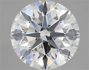 Picture of Natural Diamond 3.02 Carats, Round with Excellent Cut, F Color, VS2 Clarity and Certified by GIA