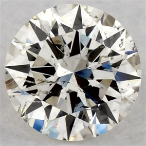 Picture of Natural Diamond 0.40 Carats, Round with Excellent Cut, J Color, SI2 Clarity and Certified by GIA