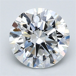 Picture of Natural Diamond 2.01 Carats, Round with Excellent Cut, F Color, VS1 Clarity and Certified by GIA