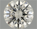 Natural Diamond 0.42 Carats, Round with Excellent Cut, H Color, VS2 Clarity and Certified by IGI