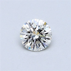 Picture of Natural Diamond 0.43 Carats, Round with Very Good Cut, I Color, VS2 Clarity and Certified by GIA