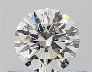 Picture of Natural Diamond 0.40 Carats, Round with Very Good Cut, E Color, VS2 Clarity and Certified by GIA