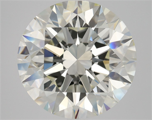 Picture of Natural Diamond 4.01 Carats, Round with Excellent Cut, K Color, VS1 Clarity and Certified by GIA