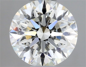 Picture of Natural Diamond 0.45 Carats, Round with Excellent Cut, I Color, VS1 Clarity and Certified by GIA