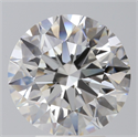 Natural Diamond 3.50 Carats, Round with Excellent Cut, G Color, SI1 Clarity and Certified by GIA