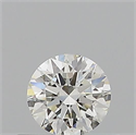 Natural Diamond 0.40 Carats, Round with Excellent Cut, J Color, VS2 Clarity and Certified by GIA