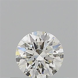 Picture of Natural Diamond 0.40 Carats, Round with Excellent Cut, J Color, VS2 Clarity and Certified by GIA