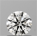 Natural Diamond 0.59 Carats, Round with Excellent Cut, I Color, VS1 Clarity and Certified by IGI