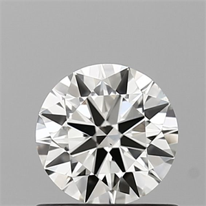 Picture of Natural Diamond 0.59 Carats, Round with Excellent Cut, I Color, VS1 Clarity and Certified by IGI