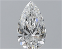 Natural Diamond 0.70 Carats, Pear with  Cut, E Color, VS2 Clarity and Certified by GIA