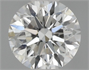 Natural Diamond 0.40 Carats, Round with Excellent Cut, G Color, VVS2 Clarity and Certified by GIA