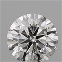 Natural Diamond 0.50 Carats, Round with Very Good Cut, H Color, SI2 Clarity and Certified by IGI