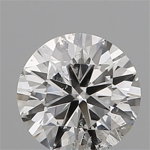 Picture of Natural Diamond 0.50 Carats, Round with Very Good Cut, H Color, SI2 Clarity and Certified by IGI