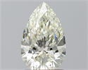 Natural Diamond 1.53 Carats, Pear with  Cut, J Color, VVS2 Clarity and Certified by IGI