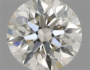 Picture of Natural Diamond 0.43 Carats, Round with Excellent Cut, H Color, SI1 Clarity and Certified by IGI