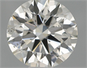 Natural Diamond 0.52 Carats, Round with Excellent Cut, H Color, SI1 Clarity and Certified by IGI