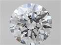 Natural Diamond 1.80 Carats, Round with Excellent Cut, G Color, SI1 Clarity and Certified by GIA