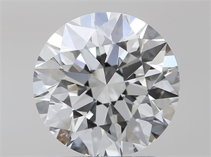 Picture of Natural Diamond 1.80 Carats, Round with Excellent Cut, G Color, SI1 Clarity and Certified by GIA