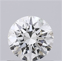 Natural Diamond 0.50 Carats, Round with Excellent Cut, J Color, VS2 Clarity and Certified by GIA