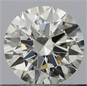 Natural Diamond 0.40 Carats, Round with Excellent Cut, I Color, VVS2 Clarity and Certified by GIA