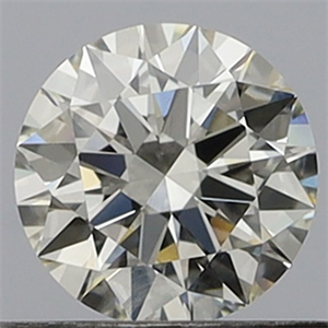 Picture of Natural Diamond 0.40 Carats, Round with Excellent Cut, I Color, VVS2 Clarity and Certified by GIA