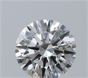 Natural Diamond 0.43 Carats, Round with Excellent Cut, H Color, VVS1 Clarity and Certified by GIA