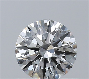 Picture of Natural Diamond 0.43 Carats, Round with Excellent Cut, H Color, VVS1 Clarity and Certified by GIA