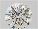 Natural Diamond 0.42 Carats, Round with Excellent Cut, K Color, IF Clarity and Certified by GIA