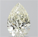 Natural Diamond 1.20 Carats, Pear with  Cut, K Color, VVS2 Clarity and Certified by IGI