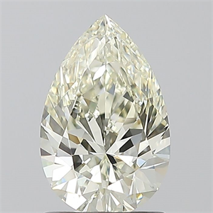 Picture of Natural Diamond 1.20 Carats, Pear with  Cut, K Color, VVS2 Clarity and Certified by IGI