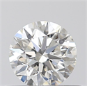 Natural Diamond 0.41 Carats, Round with Excellent Cut, G Color, SI1 Clarity and Certified by GIA