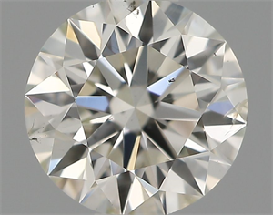 Picture of Natural Diamond 0.52 Carats, Round with Excellent Cut, H Color, SI1 Clarity and Certified by IGI