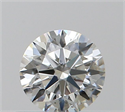 Natural Diamond 0.43 Carats, Round with Excellent Cut, I Color, SI1 Clarity and Certified by GIA