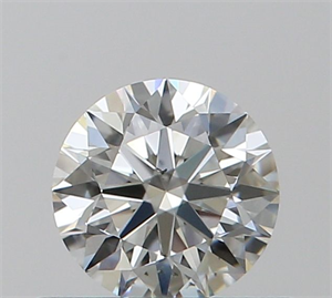 Picture of Natural Diamond 0.43 Carats, Round with Excellent Cut, I Color, SI1 Clarity and Certified by GIA