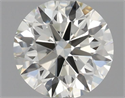 Natural Diamond 0.47 Carats, Round with Excellent Cut, J Color, IF Clarity and Certified by IGI