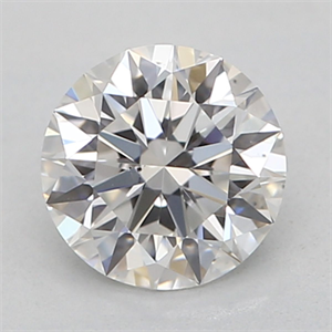 Picture of Natural Diamond 0.41 Carats, Round with Excellent Cut, E Color, VS1 Clarity and Certified by GIA