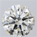 Natural Diamond 4.50 Carats, Round with Excellent Cut, I Color, VVS2 Clarity and Certified by IGI